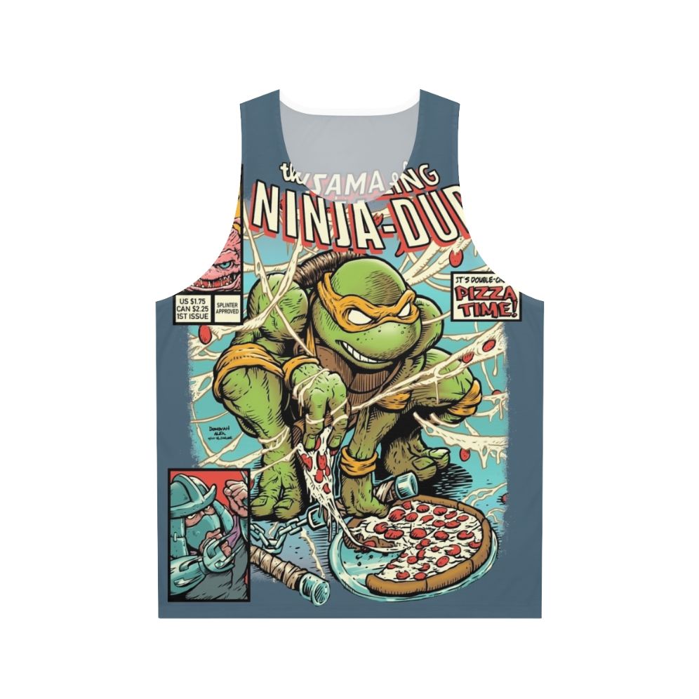 Retro Ninja Dude Unisex Tank Top with Teenage Mutant Ninja Turtles Inspired Design