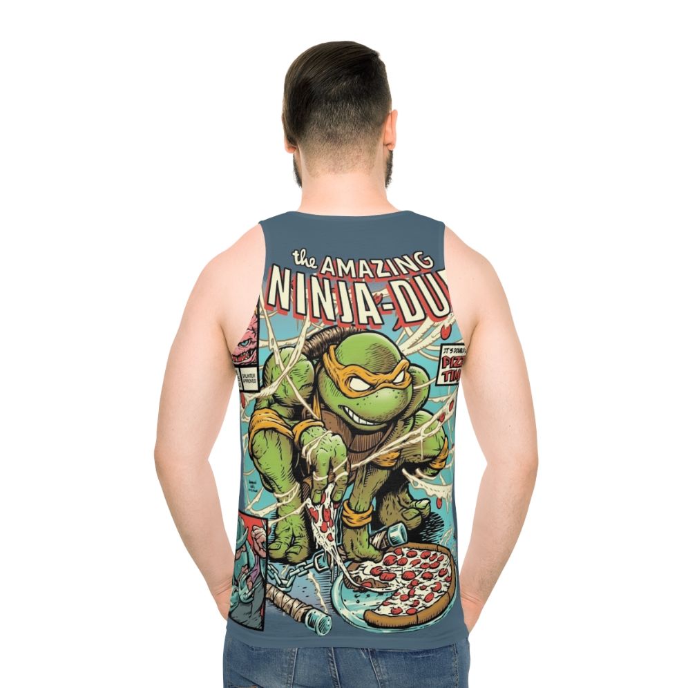 Retro Ninja Dude Unisex Tank Top with Teenage Mutant Ninja Turtles Inspired Design