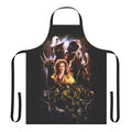 Retro Ninja Turtles Apron featuring iconic characters from the classic 1990s Teenage Mutant Ninja Turtles franchise