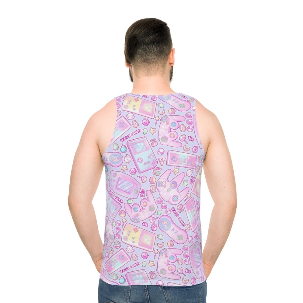Retro nintendo gaming pastel aesthetic tank top