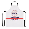 Retro-style apron featuring the classic Norwegian Air Shuttle airline branding