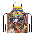 Oingo Boingo inspired apron featuring the band's vintage alternative rock style and logo