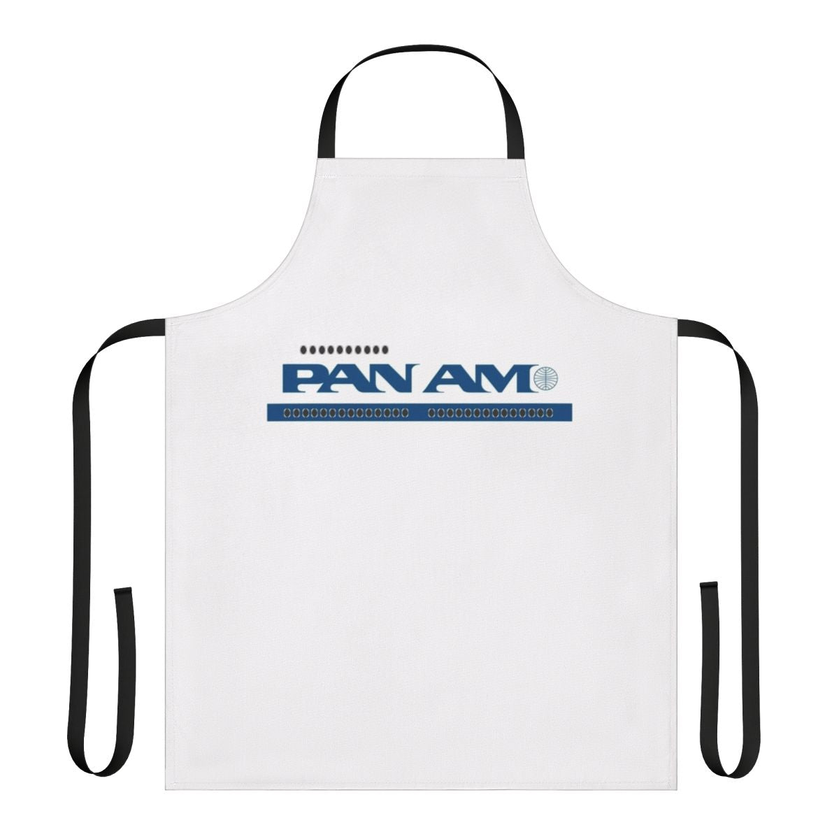 Stylish apron featuring the iconic Pan Am 747 aircraft design