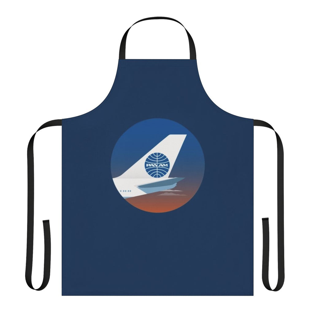 Retro Pan American World Airways inspired apron with vintage airline design
