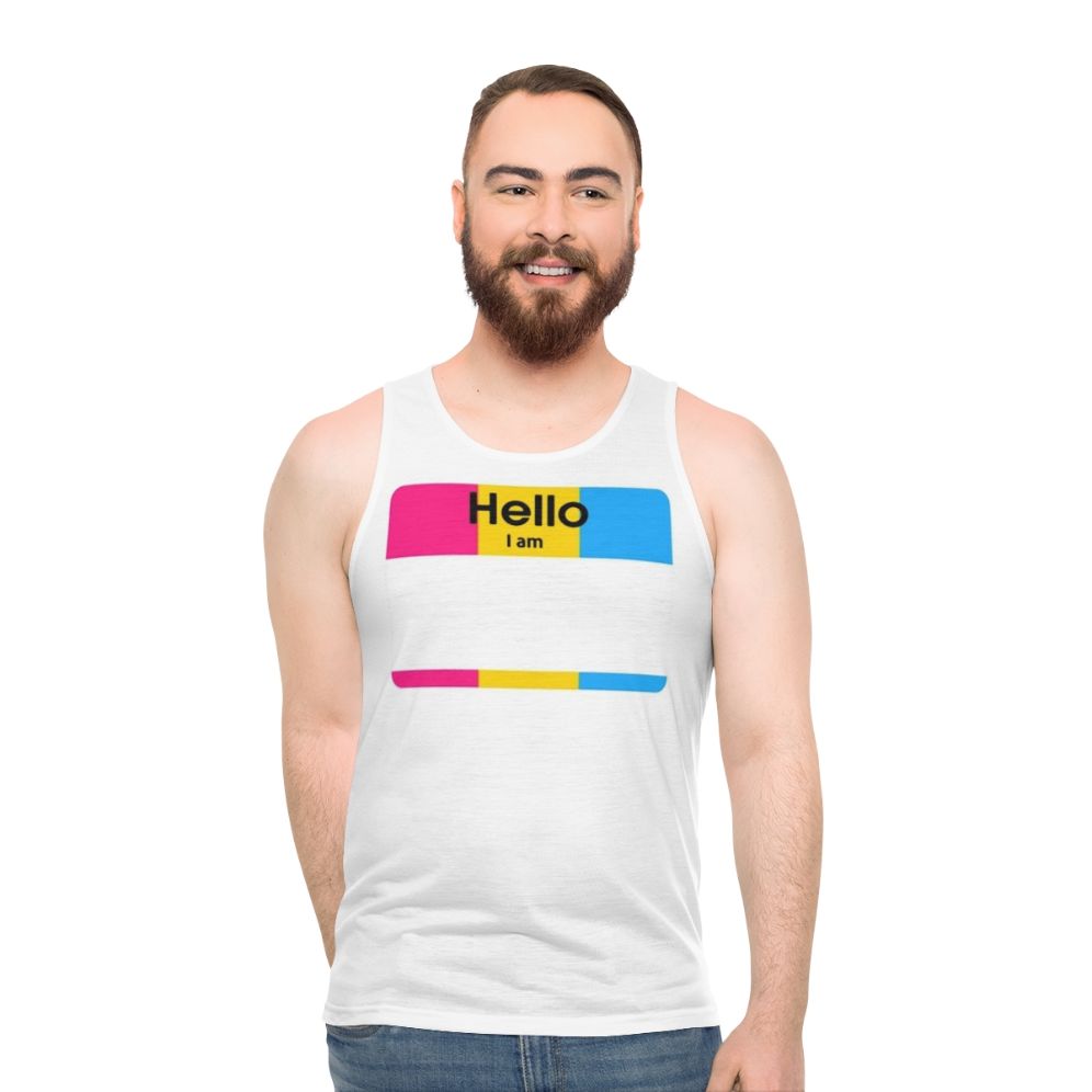 Retro Pan Am Pride Unisex Tank Top