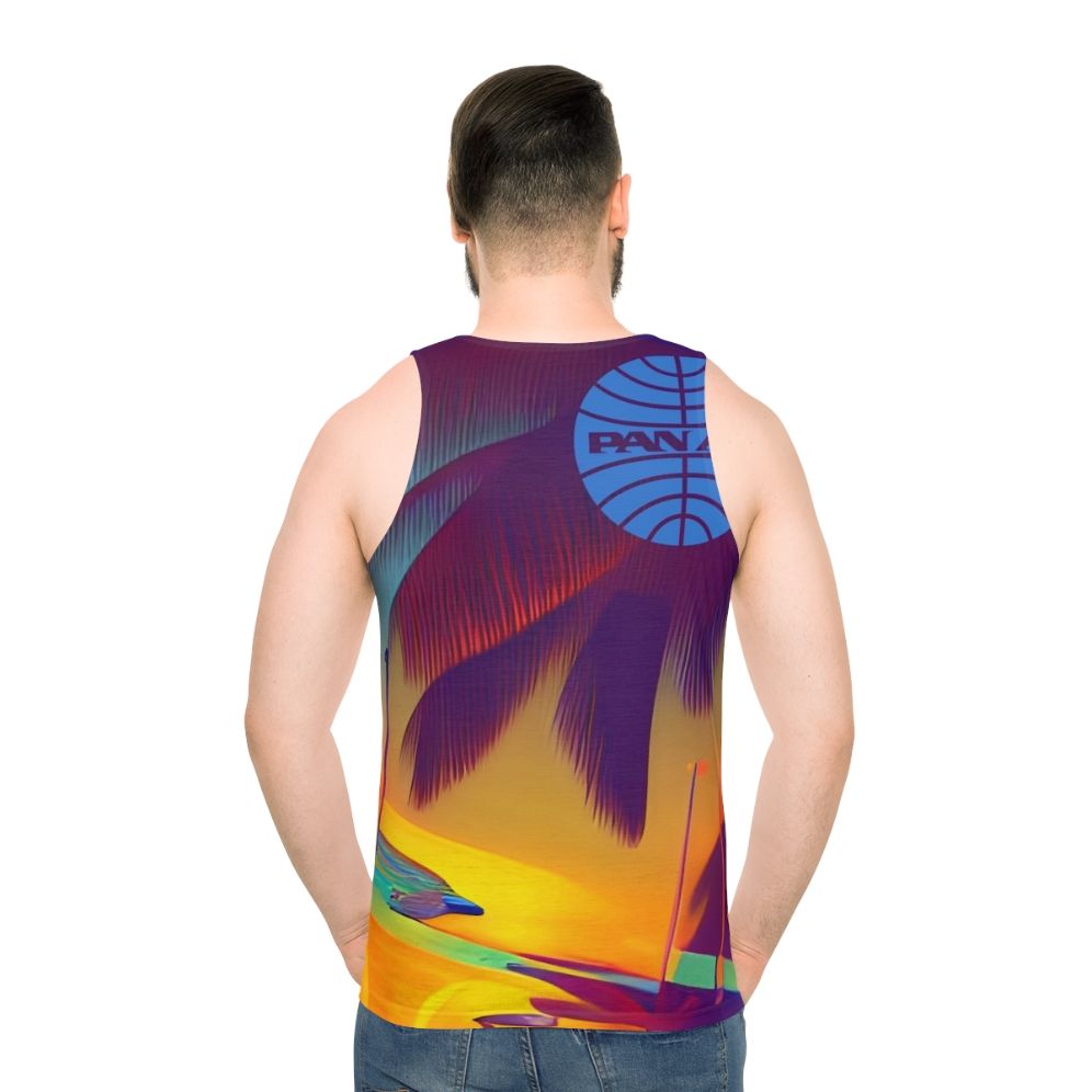 Retro Pan Am Unisex Tank Top