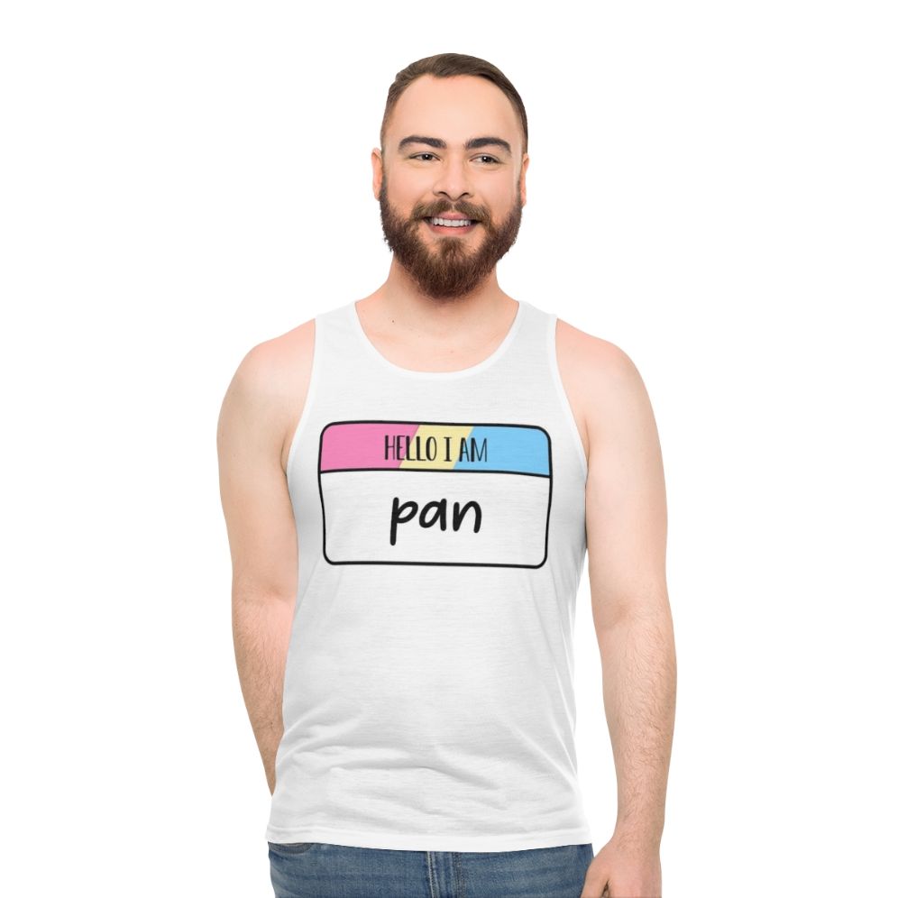 Retro Pan LGBT Unisex Tank Top