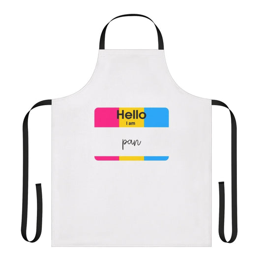 Retro-style apron featuring the Pan American World Airways logo and "Pan Pride" design