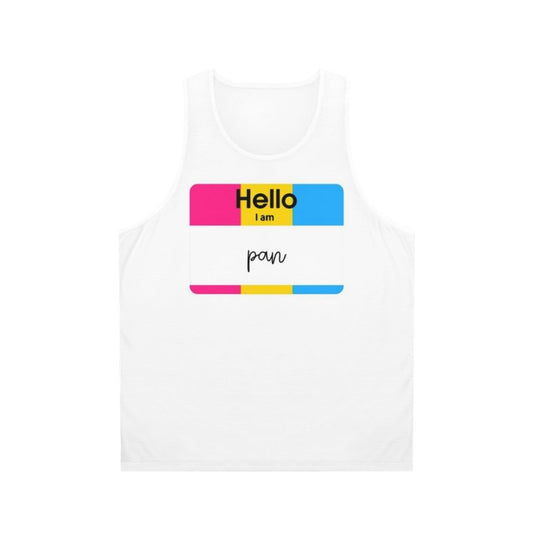 Retro Pan Pride Unisex Tank Top