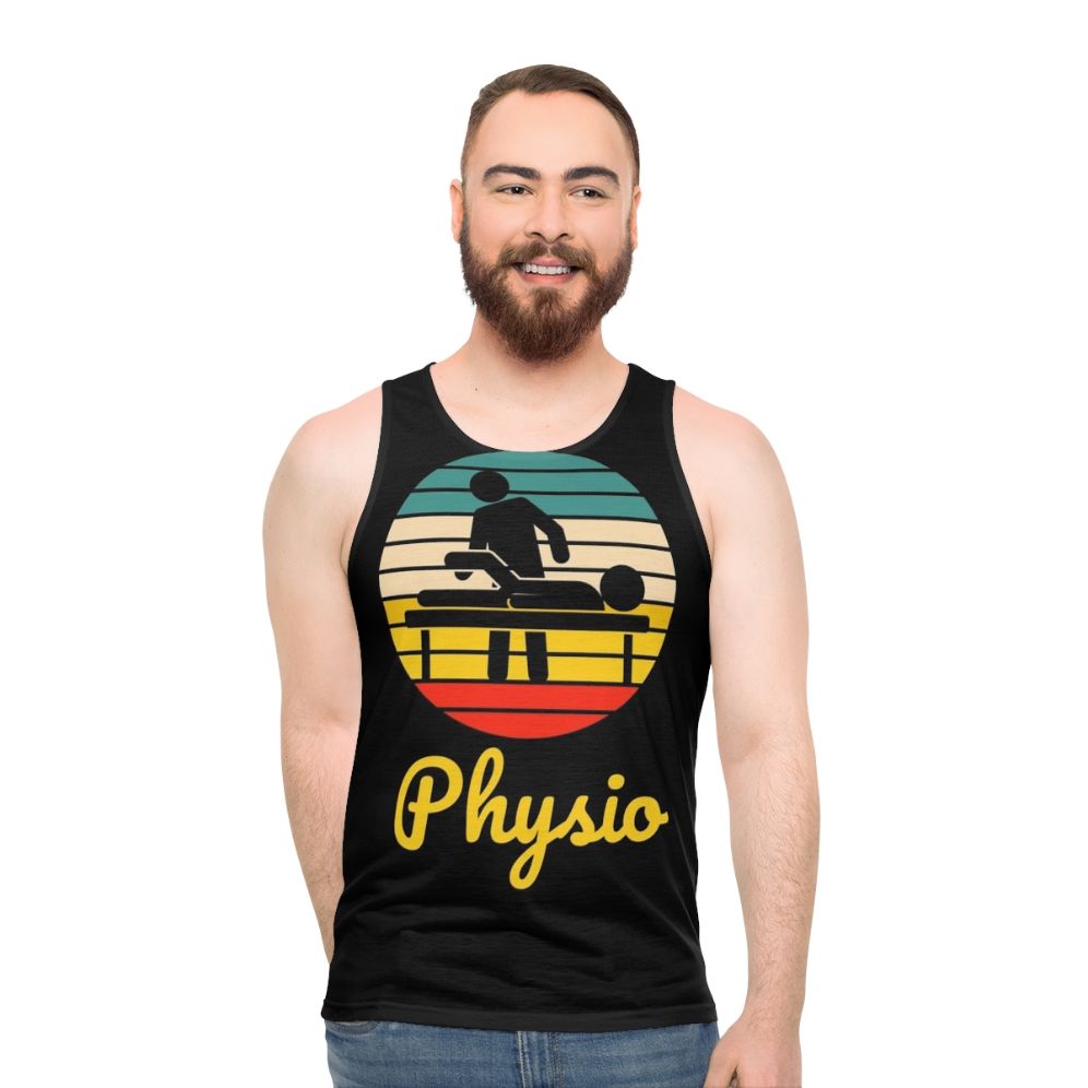 Retro Physio Physiotherapist Unisex Tank Top