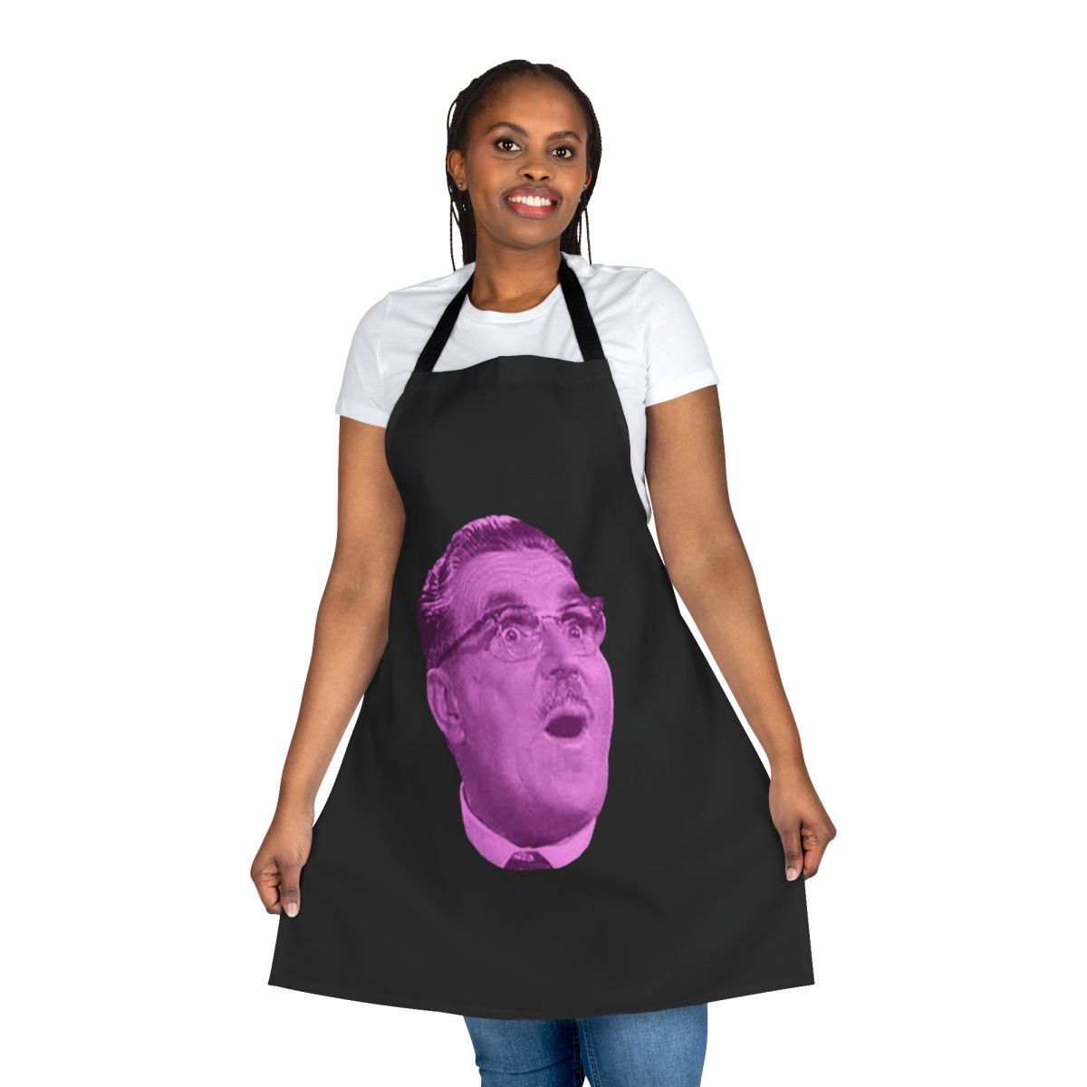 Pink Floyd inspired apron with Floyd Lawson from the Andy Griffith Show