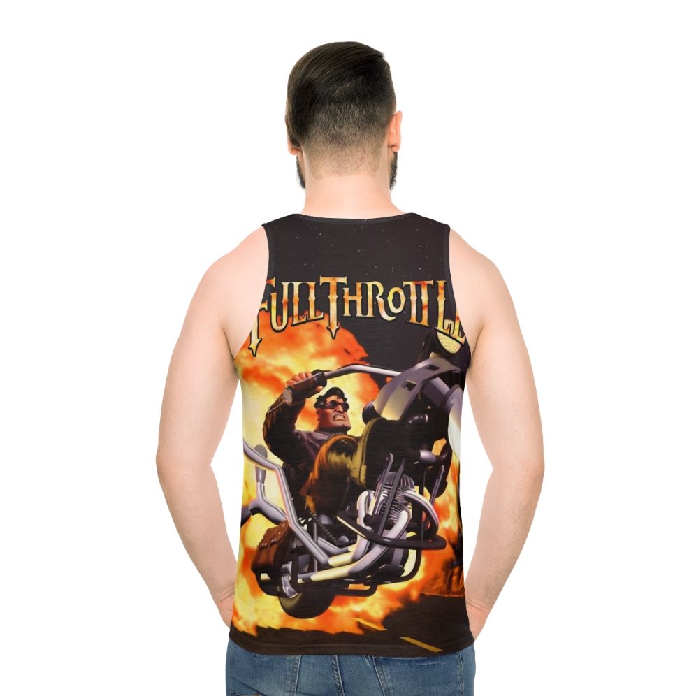 Retro pixel art unisex tank top