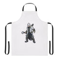 Retro pixel art inspired apron with Assassin's Creed Connor design