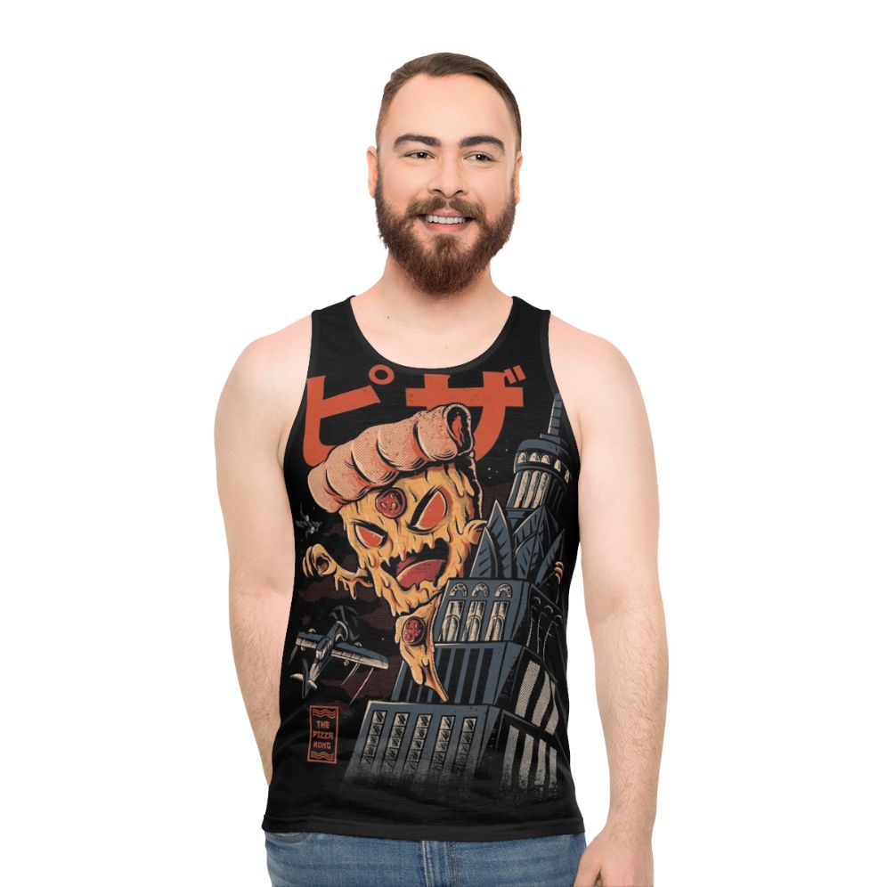 Retro Pizza Kong Unisex Tank Top