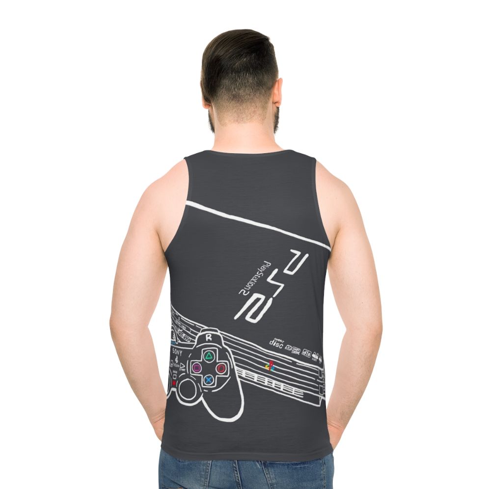 Retro Playstation 2 Console Unisex Tank Top
