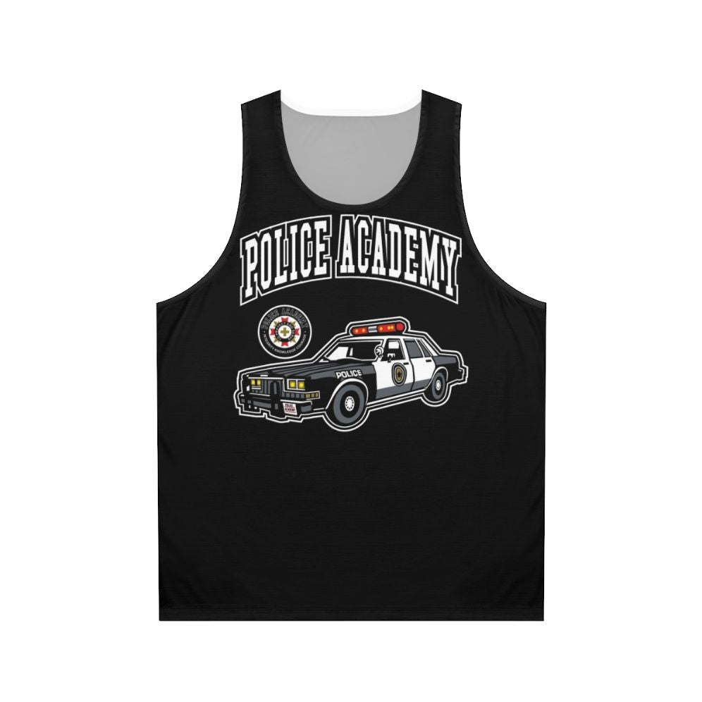 Retro Police Academy Unisex Tank Top