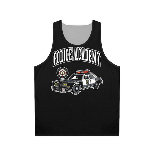 Retro Police Academy Unisex Tank Top