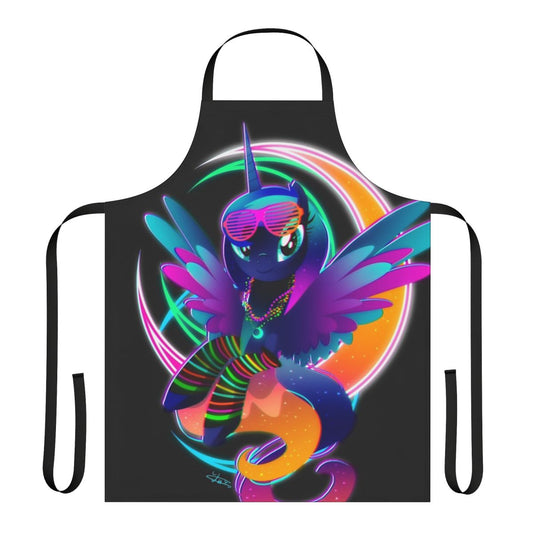 Retro-styled apron featuring Princess Luna from My Little Pony: Friendship is Magic