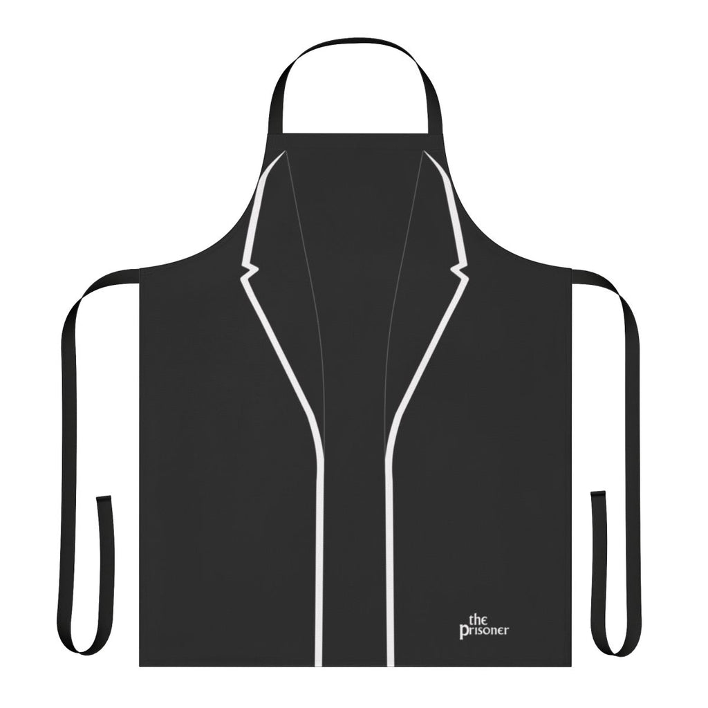 Retro-style apron inspired by the cult classic TV show "The Prisoner"