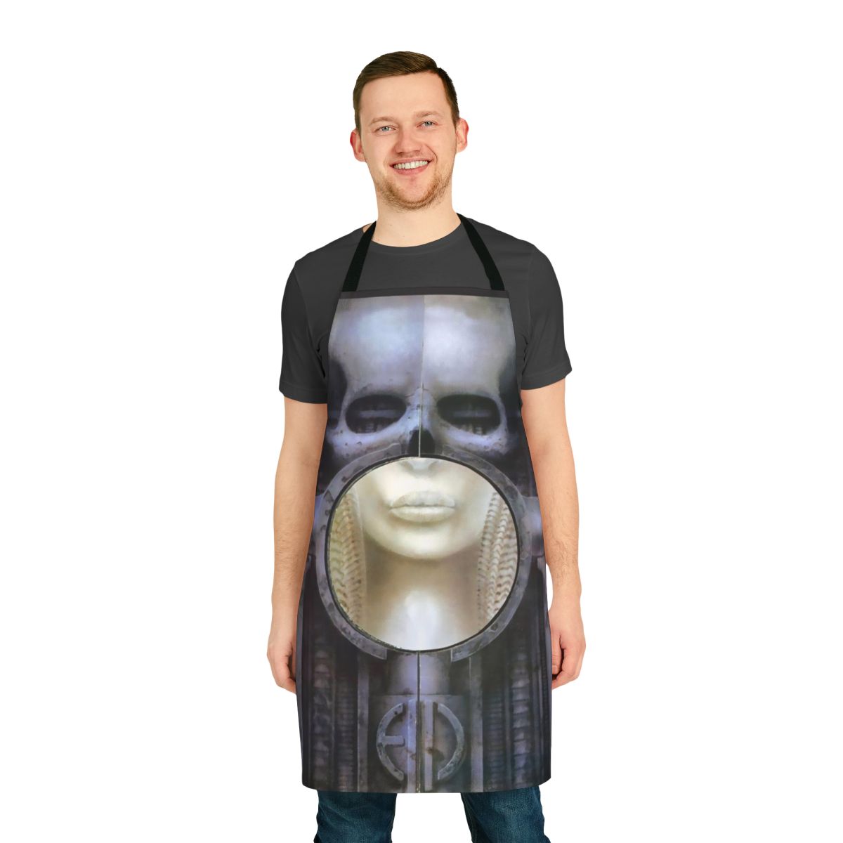 Apron featuring Emerson Lake and Palmer's Brain Salad Surgery album cover art