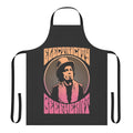 Vibrant psychedelic rock-themed apron inspired by the music of Captain Beefheart