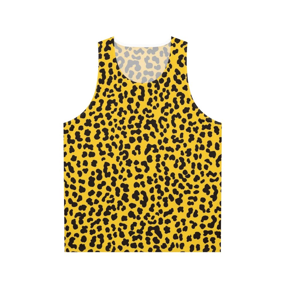 Retro Punk Leopard Print Unisex Tank Top