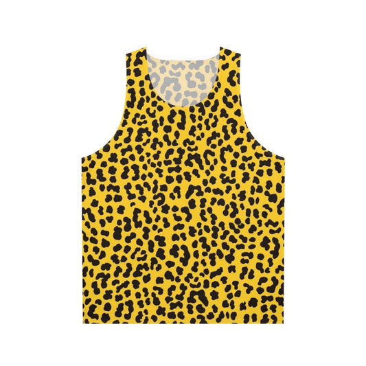 Retro Punk Leopard Print Unisex Tank Top