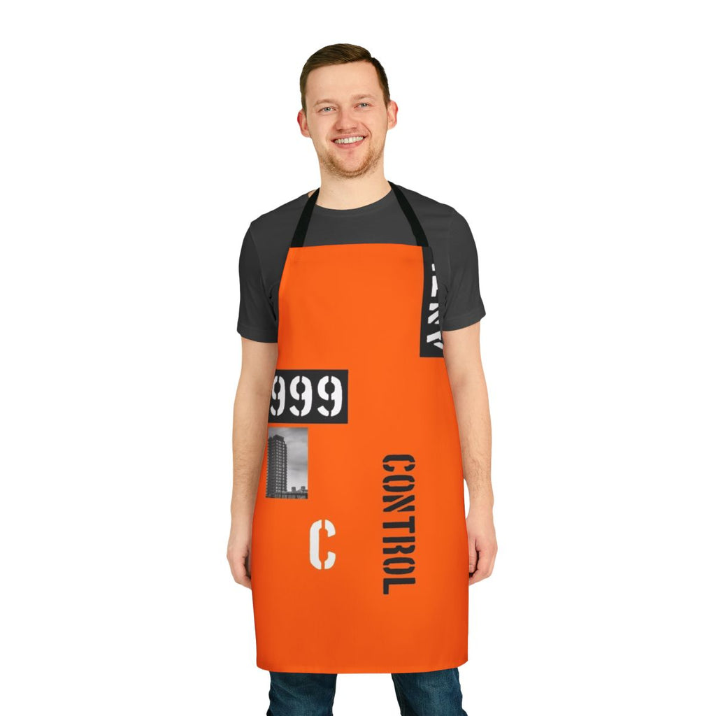 Retro punk rock apron featuring The Clash and Joe Strummer