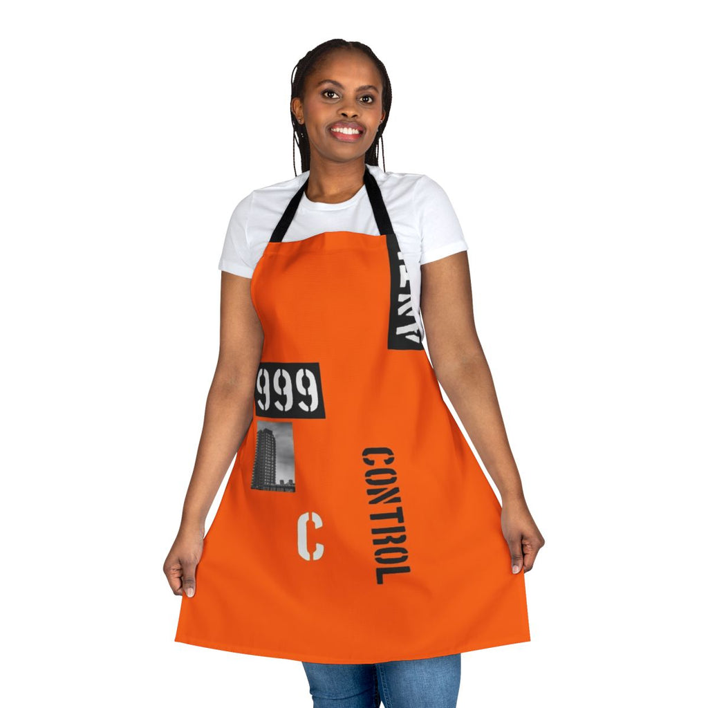 Retro punk rock apron featuring The Clash and Joe Strummer