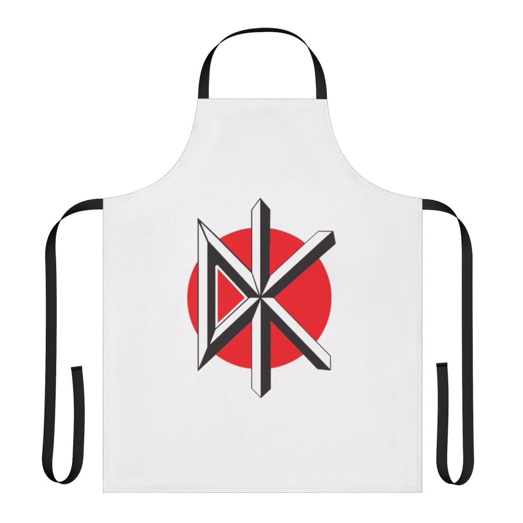 Dead Kennedys inspired apron featuring the band's iconic logo and imagery