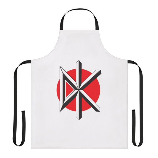 Dead Kennedys inspired apron featuring the band's iconic logo and imagery