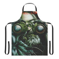 Retro rock album cover inspired apron featuring artwork from Jethro Tull albums