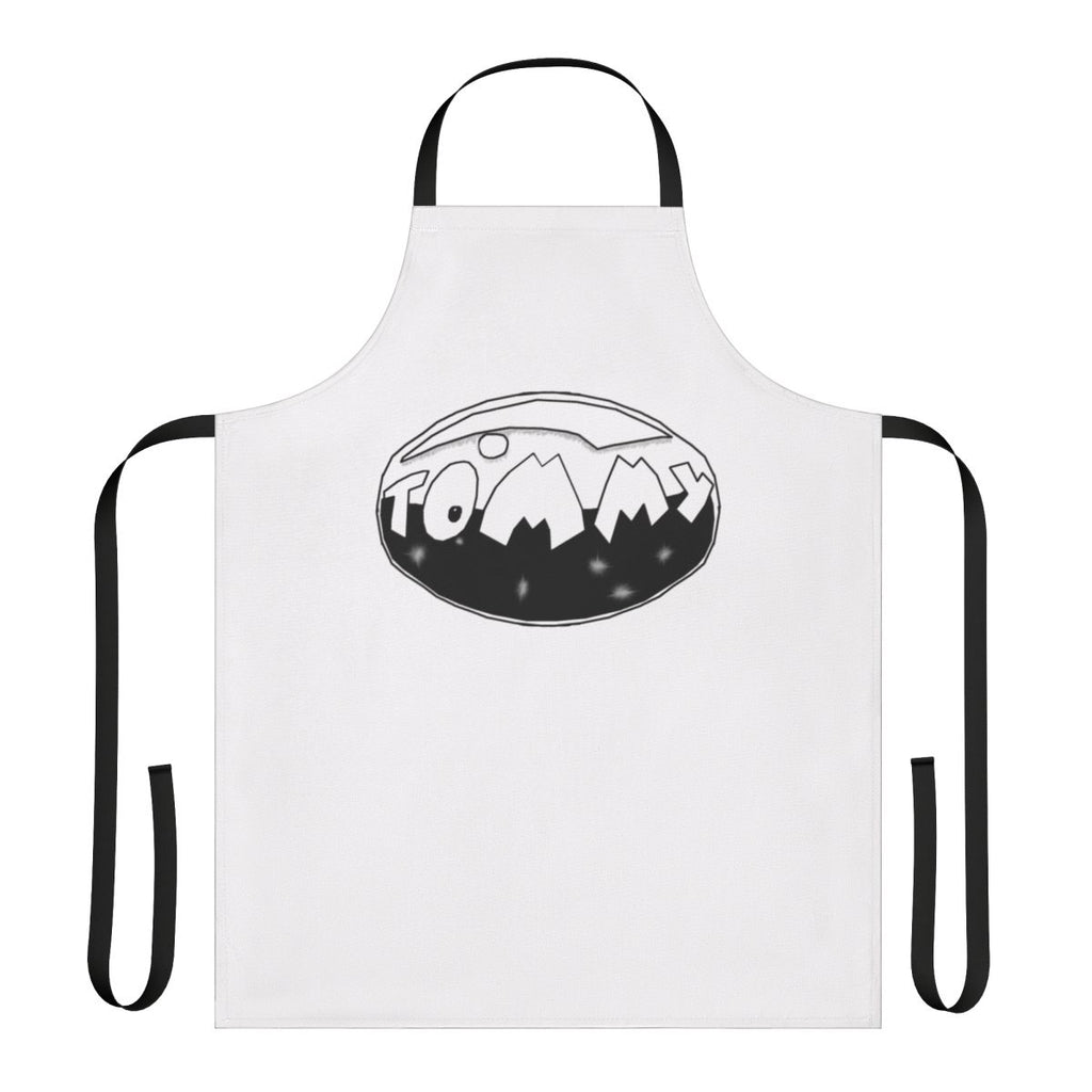 Retro rock band apron inspired by The Who's iconic rock opera "Tommy"