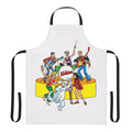 Colorful illustration of the 1970s cartoon band The Archies on a high-quality, durable novelty apron