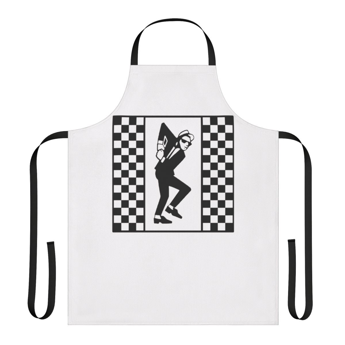Retro Rudeboy-Inspired Apron featuring Ska, Punk, and 2-Tone Inspired Designs