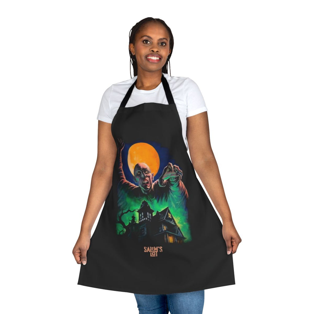 Retro-styled apron with Salem's Lot inspired graphics