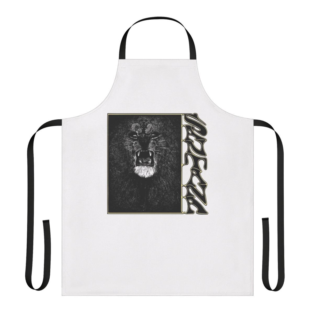 Cooking apron featuring the cover art of Santana's classic debut album