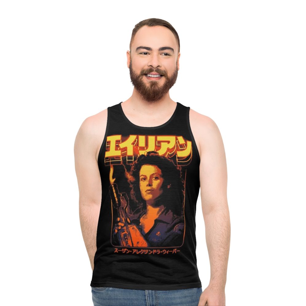 Retro Sci-Fi Alien Ellen Ripley Unisex Tank Top