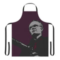 Retro sci-fi apron featuring RoboCop-inspired design and elements