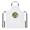 A black apron with the Blacktron Future Generation logo, representing the classic LEGO space theme.