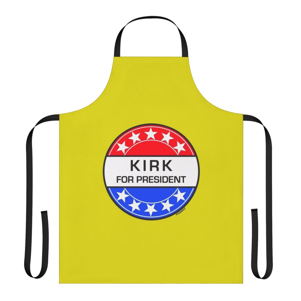 Retro sci-fi inspired kitchen apron with space and pop art elements