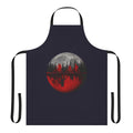 Stranger Things inspired apron featuring a moon design