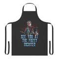 Retro-style apron featuring a "See You at the Party" quote from the sci-fi movie "Total Recall"