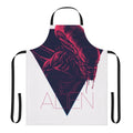 Cooking apron with xenomorph alien creature from classic 1979 sci-fi film