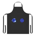 Stylish apron featuring the iconic Sapphire Steel TV series logo and characters.