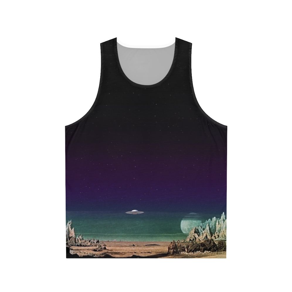 Retro sci-fi unisex tank top