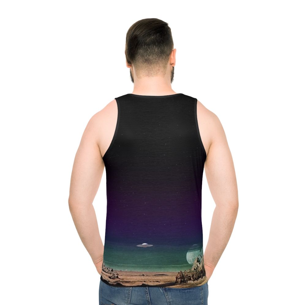 Retro sci-fi unisex tank top