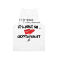 Retro sci-fi unisex tank top with anti-establishment design