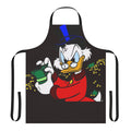 Scrooge McDuck-inspired vintage cartoon t-shirt apron