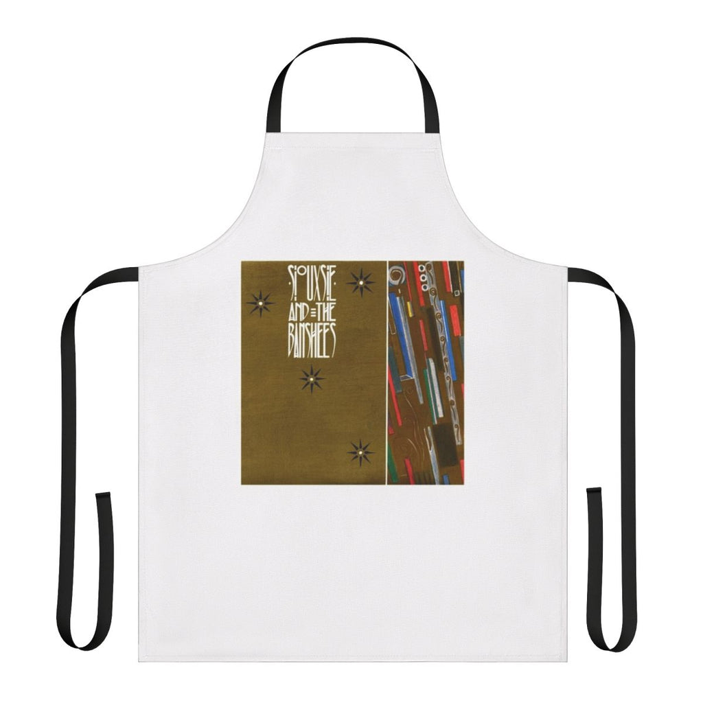 Fireworks-patterned apron with Siouxsie and the Banshees-inspired design